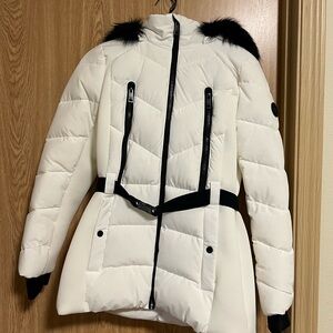Michael Kors Quilted Belted Puffer Coat